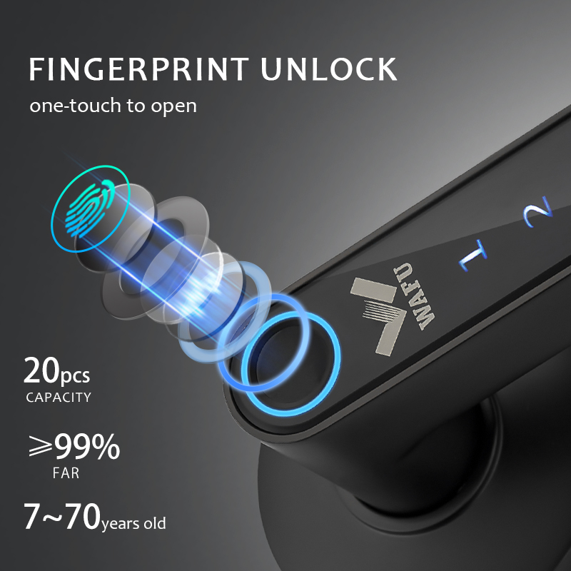 Fingerprint unlock supports one-touch opening and capacity specs