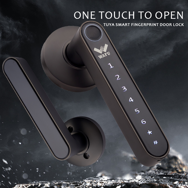 Tuya smart fingerprint lock one-touch opening