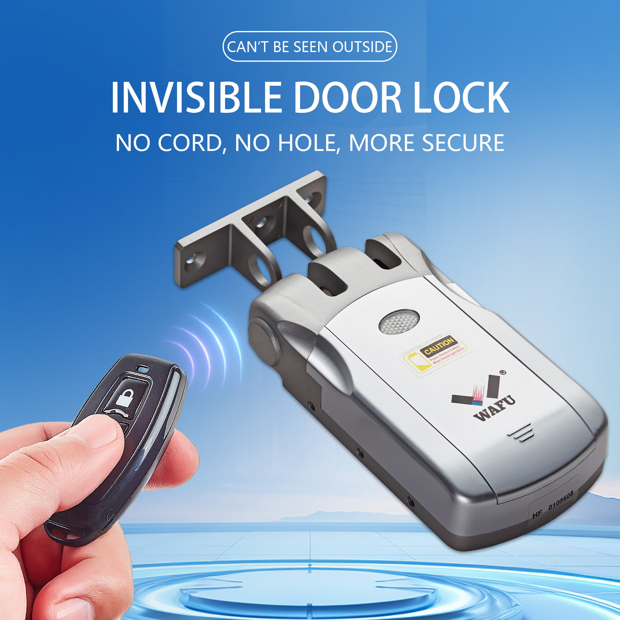 WF-019 hidden lock invisible from outside