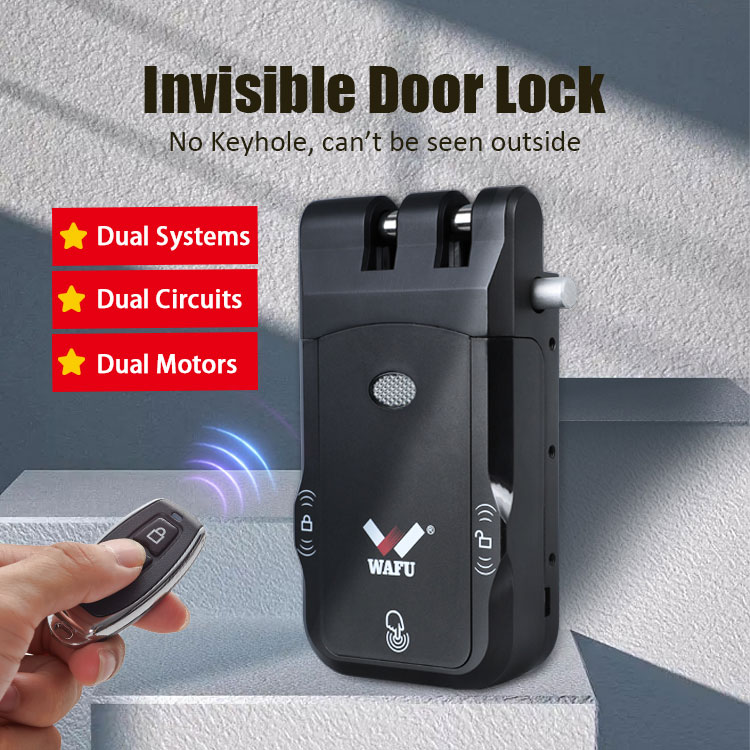 WF-026 serratura nascosta senza fori con doppio sistema e doppio motore