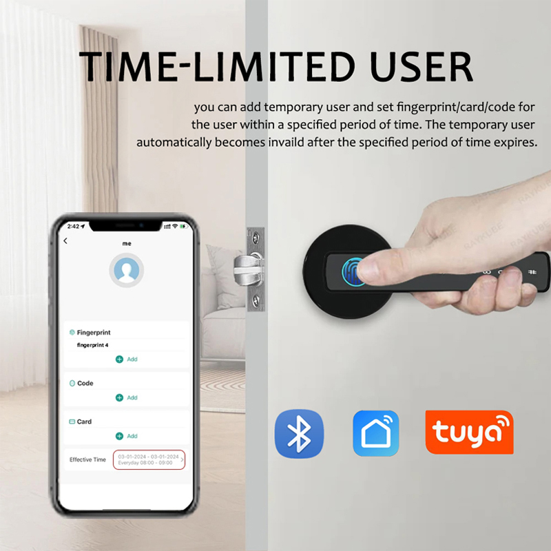 WF-F6: impronta/tessera/password utente a tempo limitato