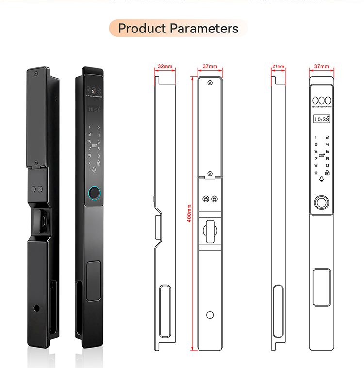 Corpo serratura semi-auto — silenzioso e durevole