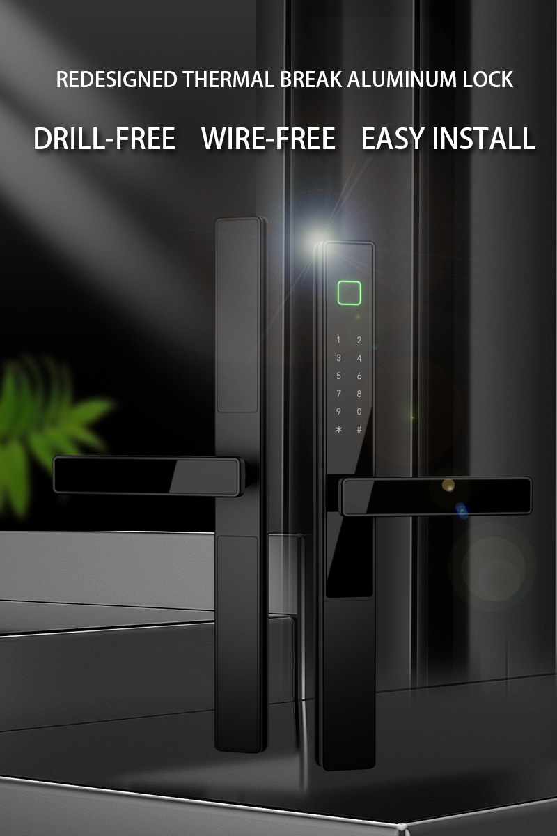 WF-V2 serratura intelligente pannello alluminio