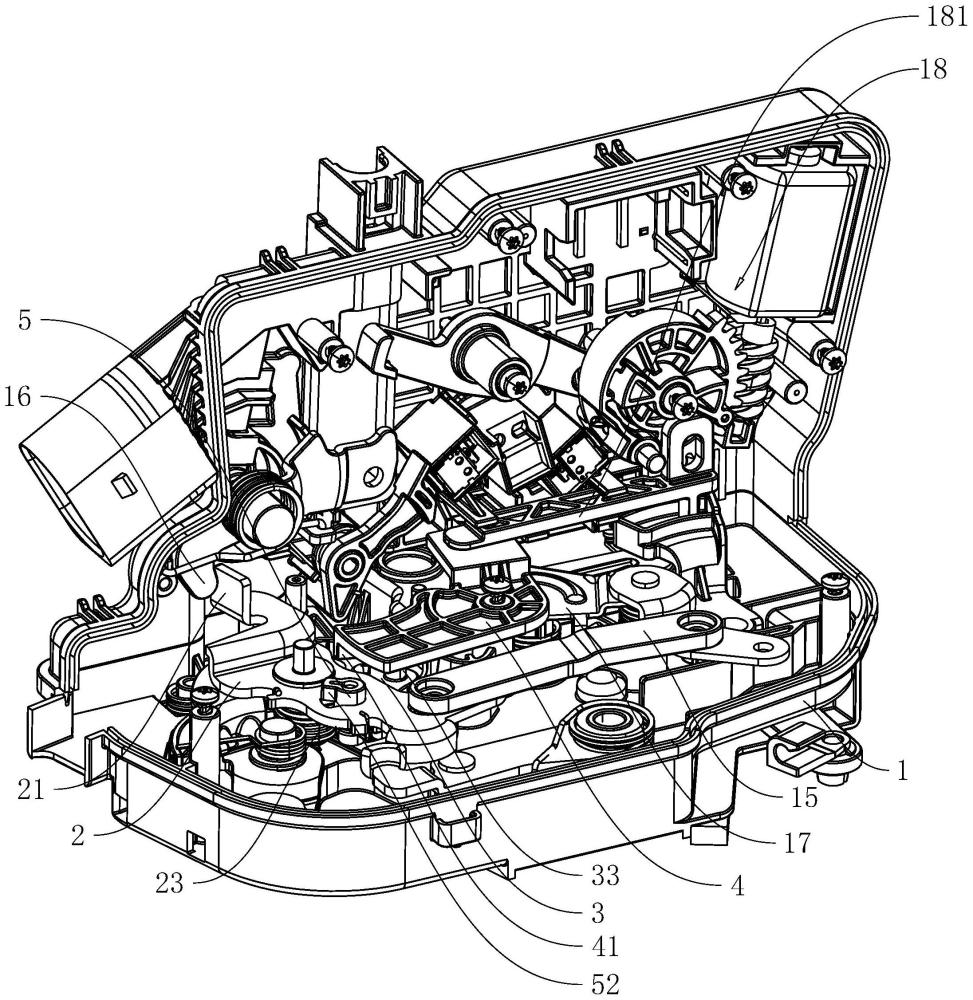 Struttura interna serratura invisibile dual-system