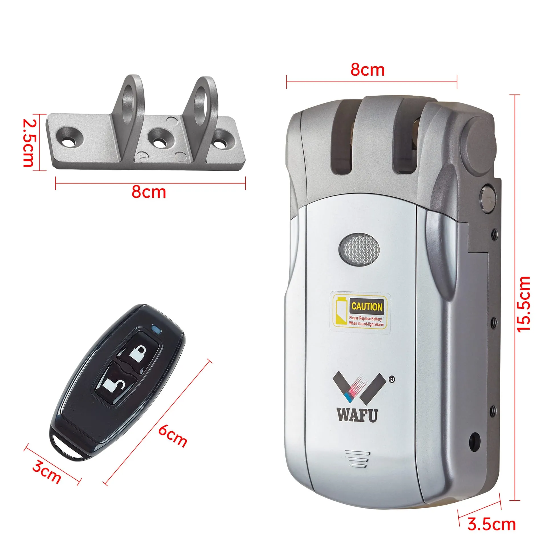 WAFU WF-019 Invisible Remote Lock | Invisible Remote Lock, zinc alloy | detail image 15
