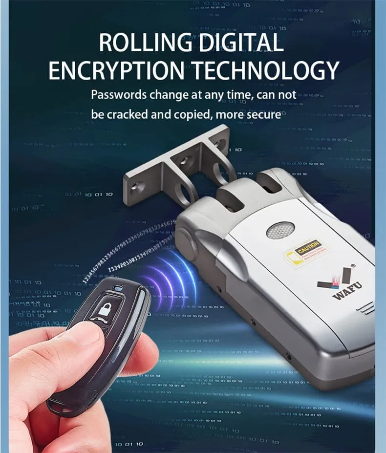 WAFU WF-019 Invisible Remote Lock | Invisible Remote Lock, zinc alloy | detail image 4