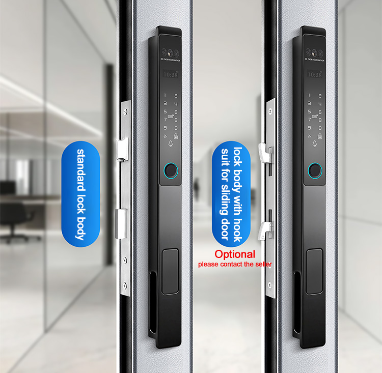 Serratura in alluminio WF-021 completamente automatica con viso 3D e vena palmare | Dettagli e configurazione del prodotto 13