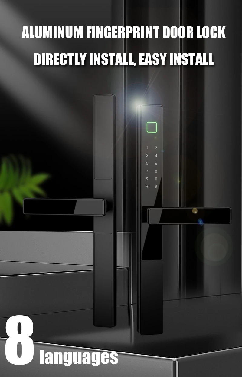 WAFU WF-023 Serratura smart in lega di alluminio con impronta | Immagine dettagliata del prodotto 1