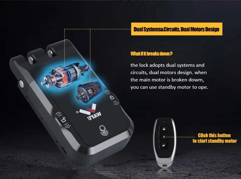 WAFU WF-026 Hidden Anti-Theft Lock —hidden remote lock, Europe hit | detail image 7