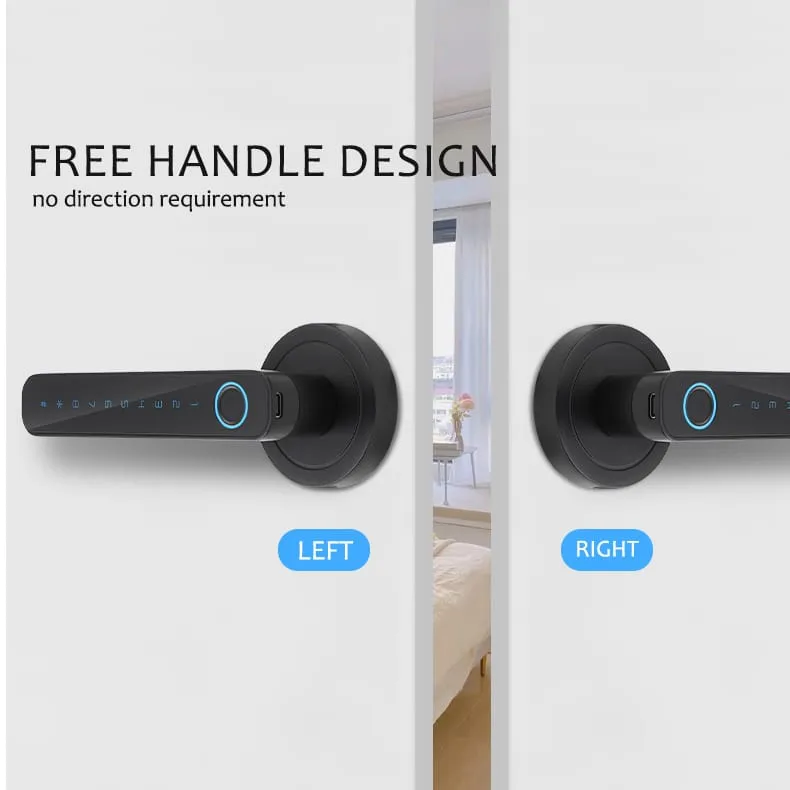 WAFU WF-F4 Fingerprint & Password Handle Lock —fingerprint password handle lock, dynamic password | detail image 10