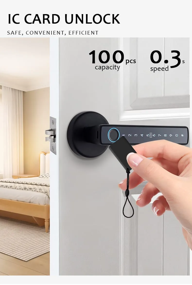 WAFU WF-F6 Fingerprint Handle Lock —fingerprint handle lock, Bluetooth door lock | detail image 13
