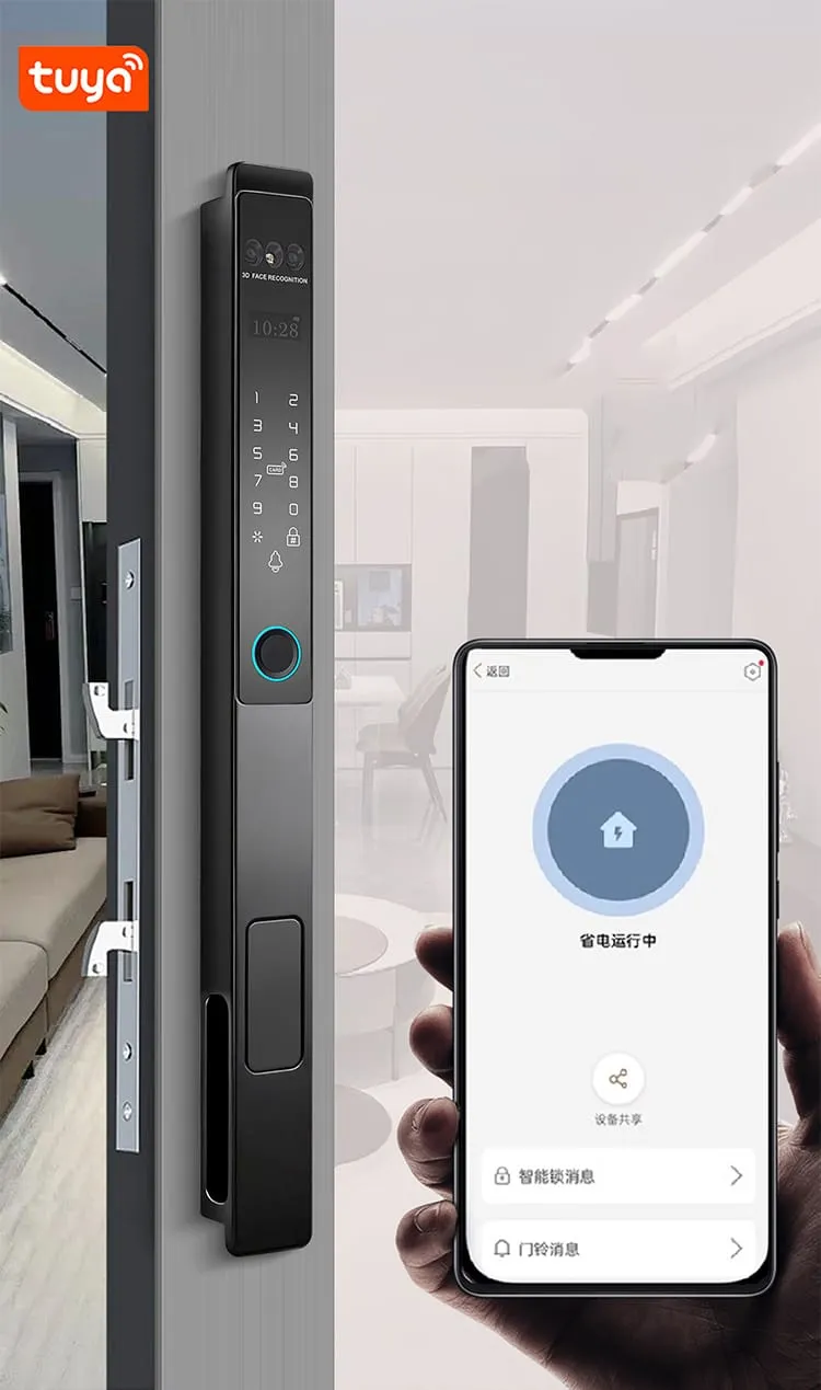 Esempio installazione porta a telaio stretto —alluminio taglio termico