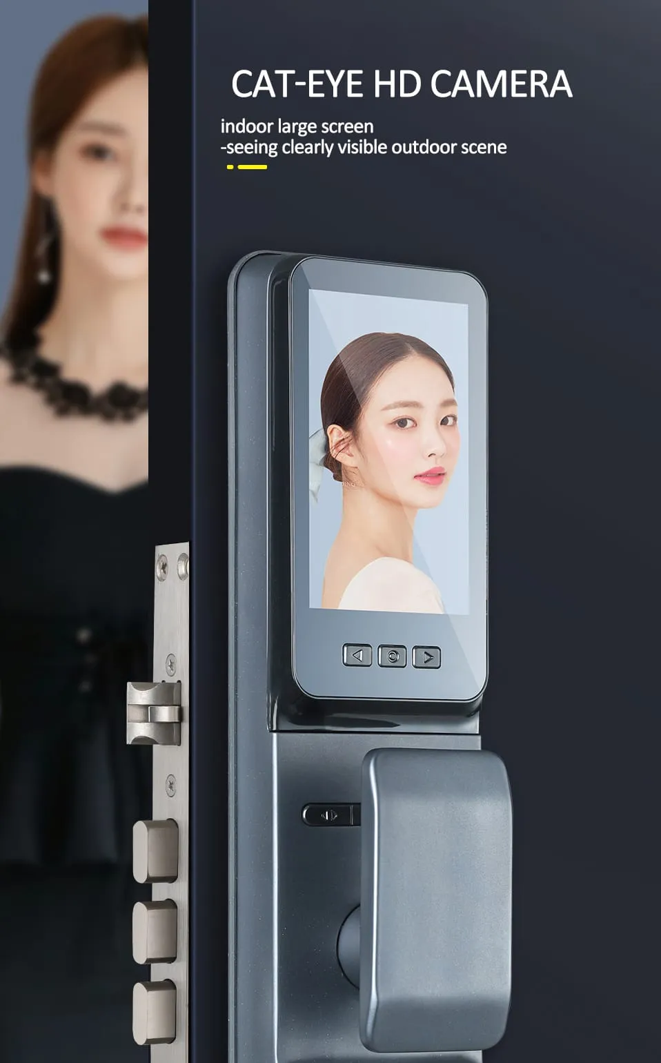WAFU WF-MY4 3D Visual Peephole Lock —3D face recognition, visual peephole lock | detail image 7