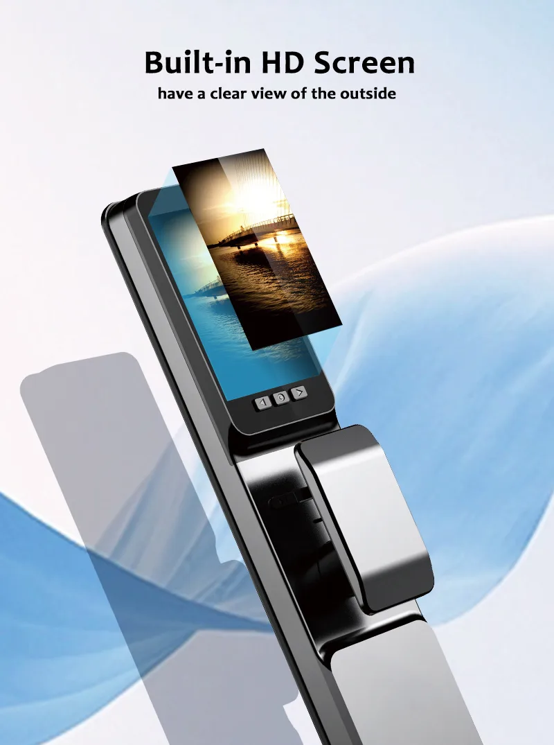 WAFU WF-MY5 3D Face Peephole Lock — 3D face peephole lock, 175 degree camera | detail image 4