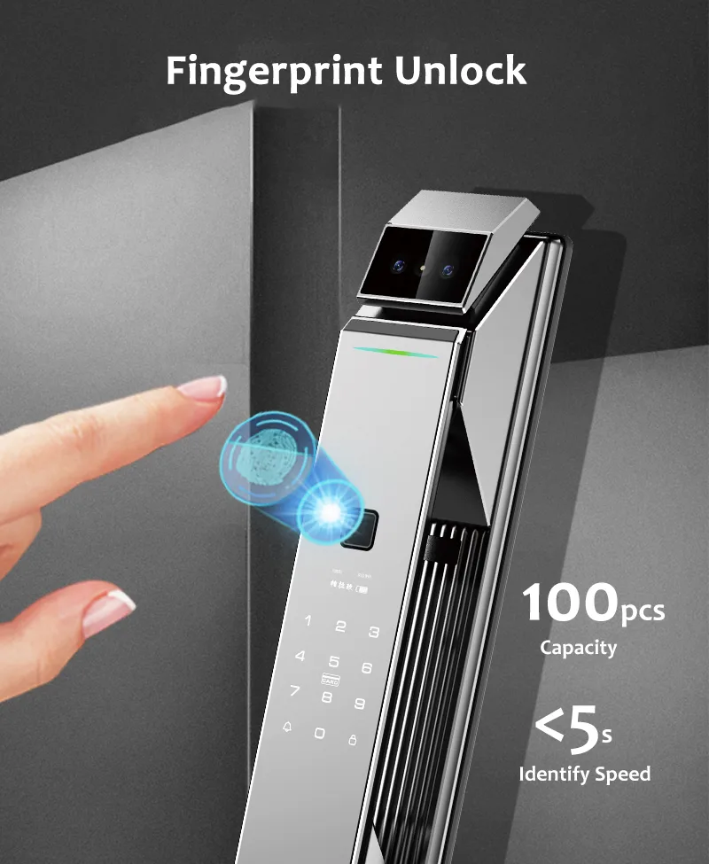 WAFU WF-MY5 3D Face Peephole Lock — 3D face peephole lock, 175 degree camera | detail image 7