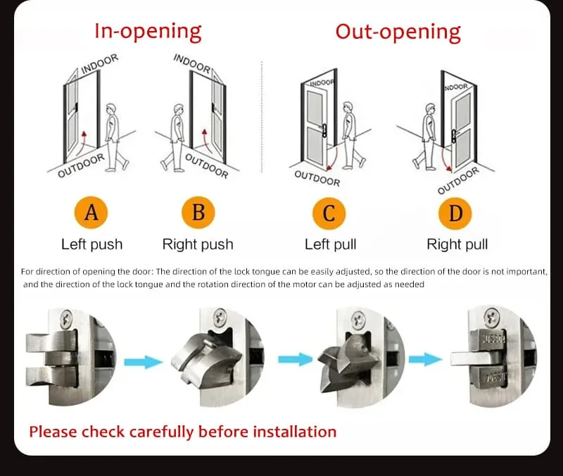 WAFU WF-MY6 3D Face & Peephole Lock —3D face peephole lock, 26 languages | detail image 10