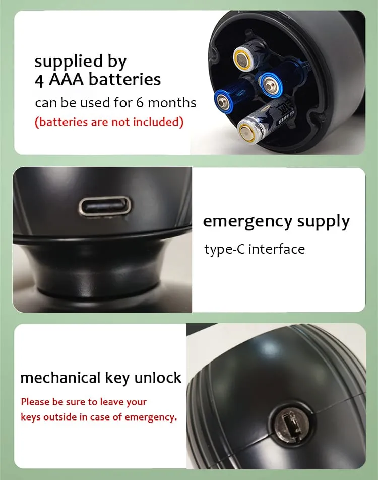 WAFU WF-Q7 Smart Ball Knob Lock —Smart Ball Knob Lock, modern minimalist | detail image 9