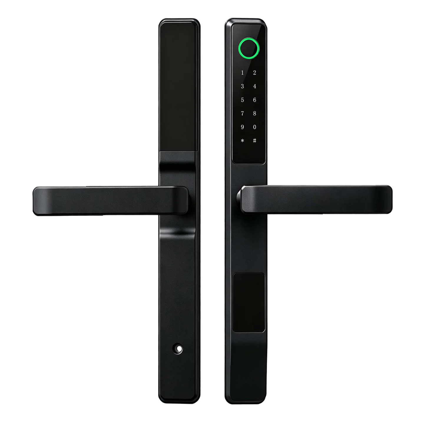 Serratura intelligente WF-V4 con maniglia per porte in alluminio a taglio termico 5