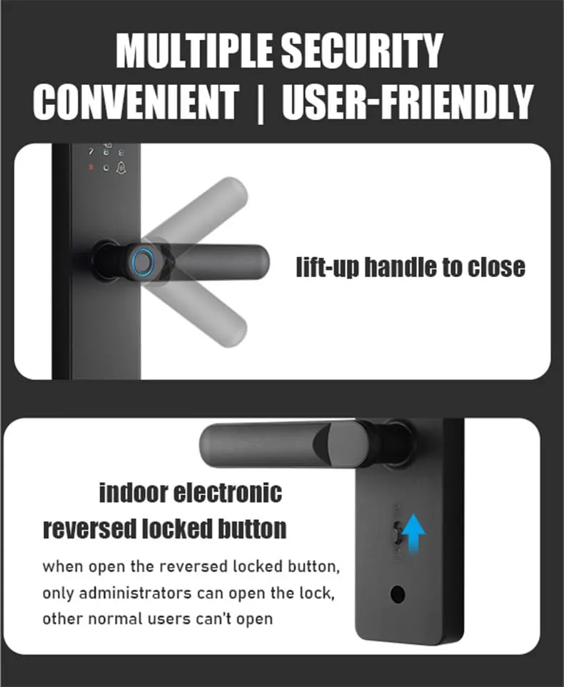 WAFU WF-X8 Smart Peephole Lock —smart peephole lock, 10-language menu | detail image 13