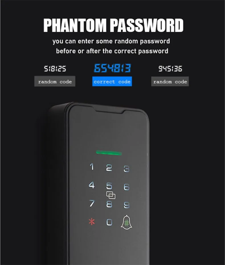 WAFU WF-X8 Smart Peephole Lock —smart peephole lock, 10-language menu | detail image 5