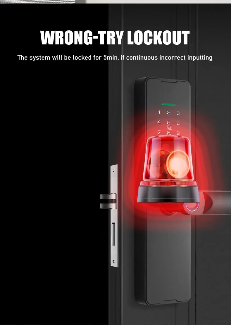 WAFU WF-X8 Smart Peephole Lock —smart peephole lock, 10-language menu | detail image 9