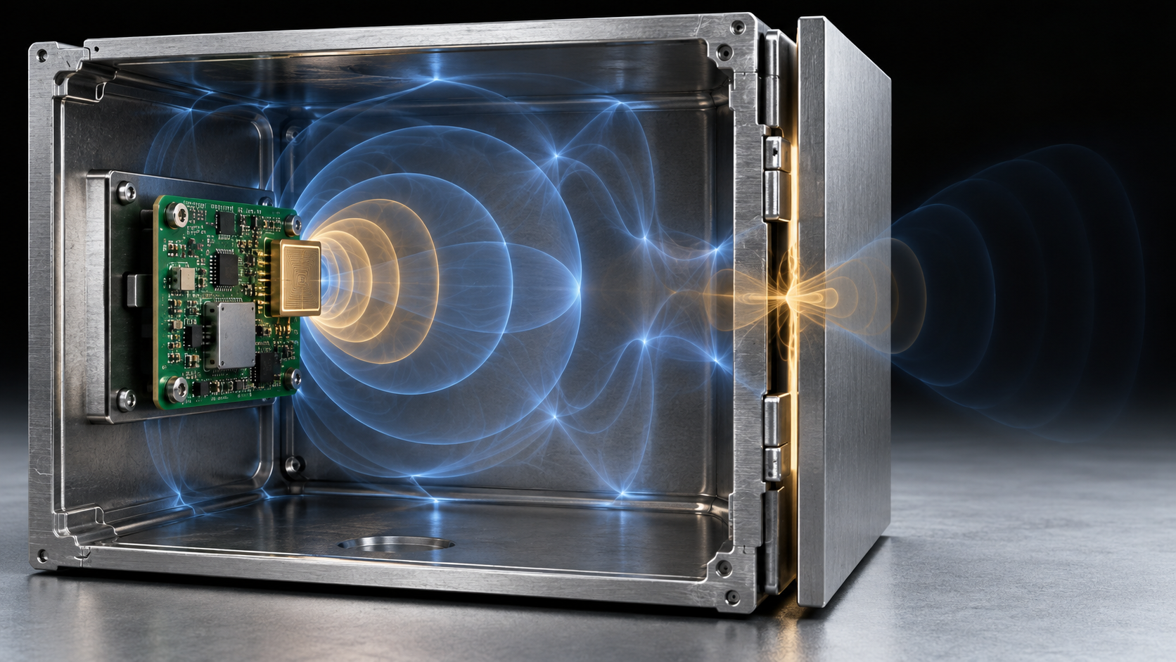 Schermatura RF nell’armadio metallico